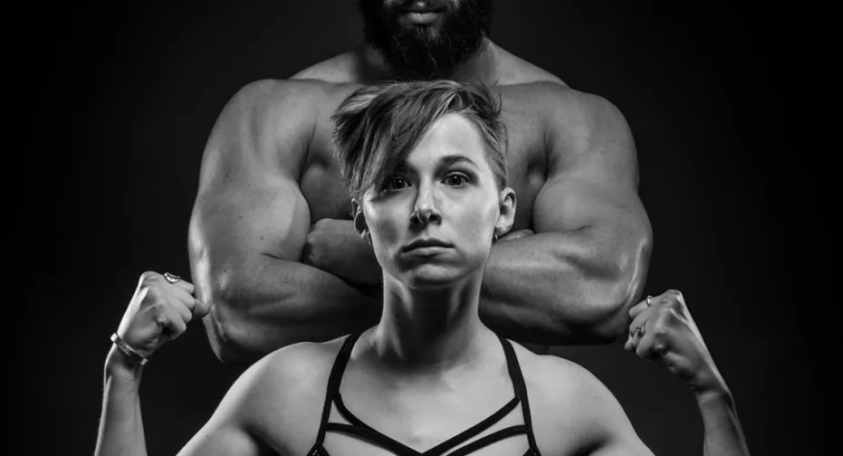 Fitness model workout professional