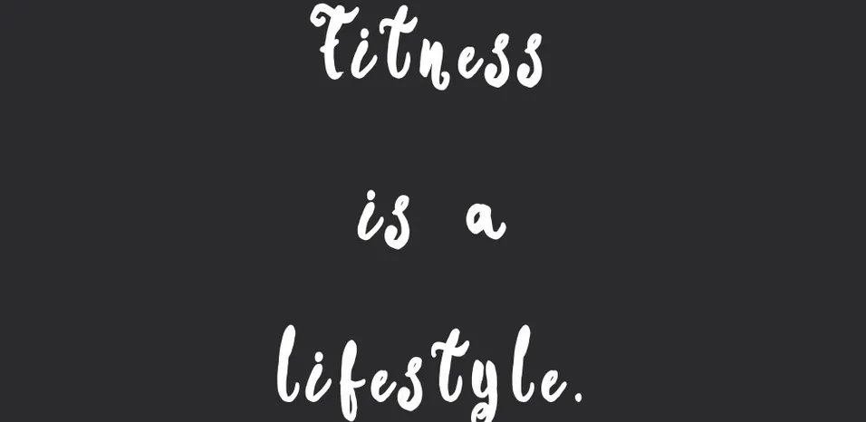 Fitness motivation lifestyle