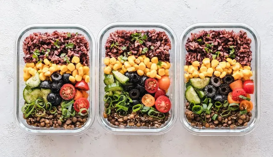 Healthy meal prep fitness